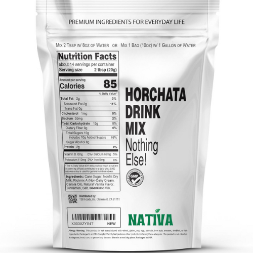 Horchata Iced Mixed Drinking Powder