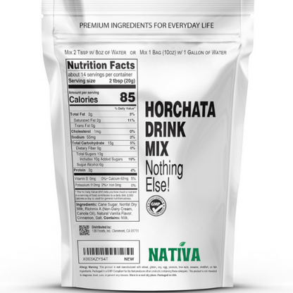 Horchata Iced Mixed Drinking Powder